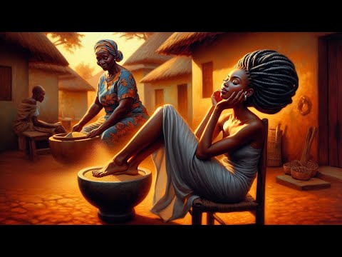 She was the laziest girl in her village