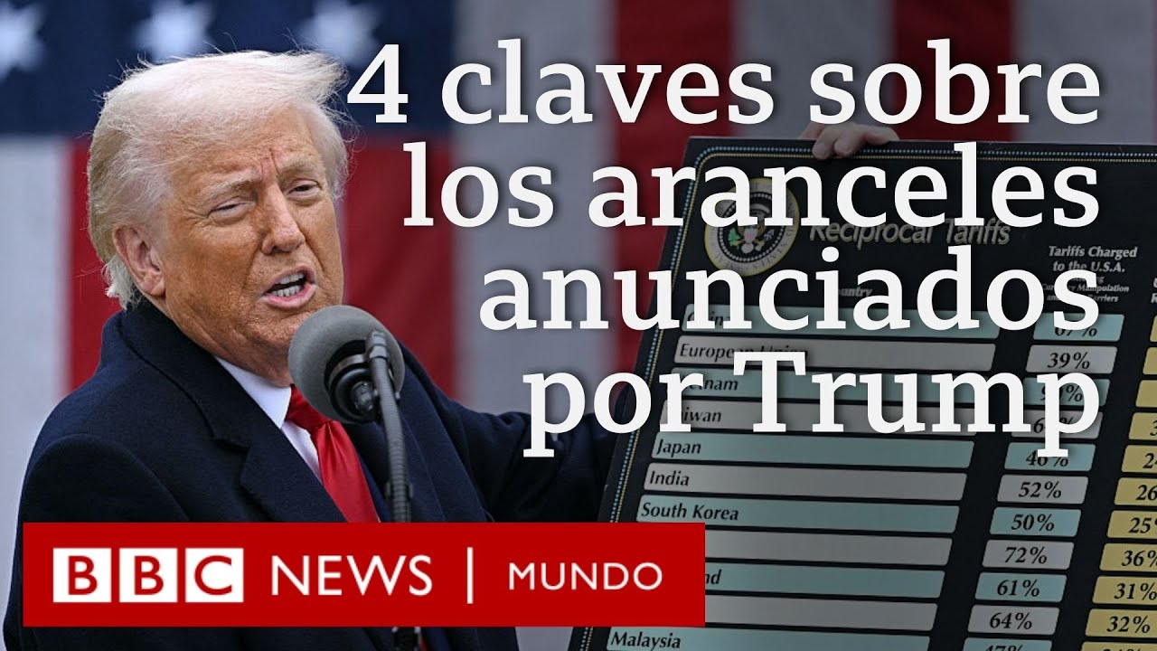 4 claves para entender los aranceles que Trump anunció para los productos que importa EE.UU.