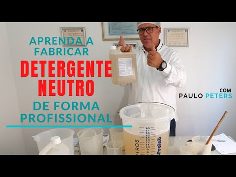 Detergente Neutro De Forma Profissional. Como Montar Uma Fábrica De Produtos De Limpeza Paulo Peters