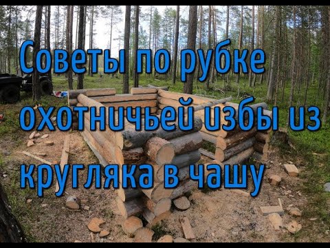 Сруб своими руками из круглого леса.Азы рубки в чашу  №2