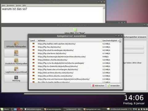 Spiegelserver ändern in LinuxMint 17