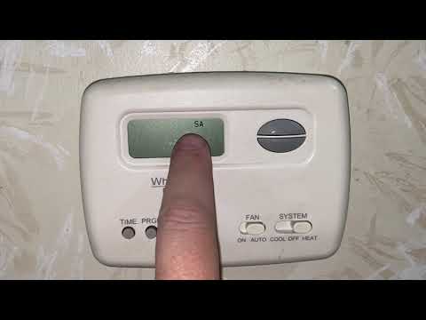 White Rodgers Thermostat 1F78 Programing