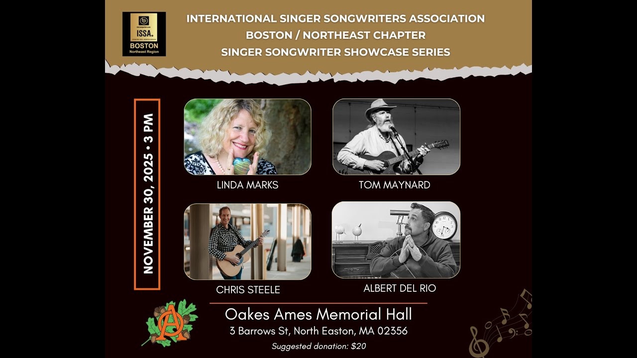 ISSA Singer Songwriter Showcase Series November Concert 11/30/25