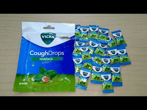Vicks Cough Drops Bags Menthol 20 Count Value Pack