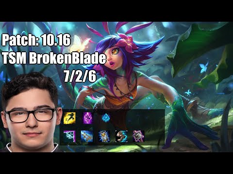 TSM BrokenBlade TOP Neeko vs Renekton NA Ranked 10.16 7/2/6