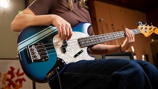 Video thumbnail for Fender Vintera II '70s Mustang Competition Bass | Demo and Overview with Tiana Ohara by Guitar Center