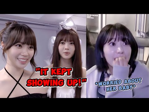 The reason EUNCHAE had to do this with CHAEWON (ft. SAKURA was anxious about her baby!)