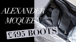Alexander McQueen Monk-Strap Boots | Unboxing