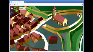 preview picture of video 'A web mapping application to browse a CityGML 3D tiled map'