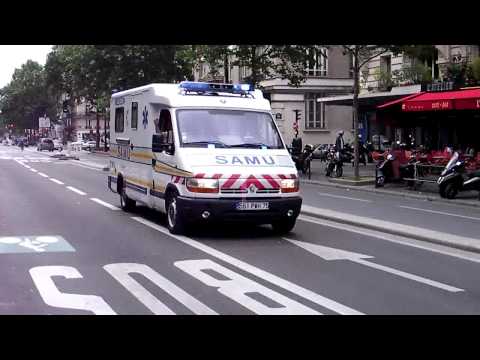 Paris Ambulance French Siren Responding
