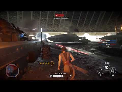 Star Wars Battlefront 2 - Galactic Assault on Crait With Rey