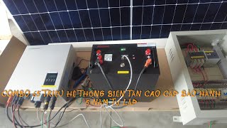Nhưng bộ combo lắp sẵn cho AE về tự lắp đặt điện mặt trời giá rẻ cấu hình cao. @dienmattroihungyen