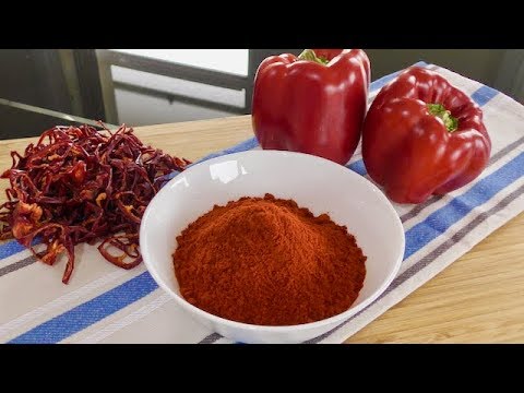 Paprika Powder Recipe - Homemade Paprika Powder - One Ingredient Recipe