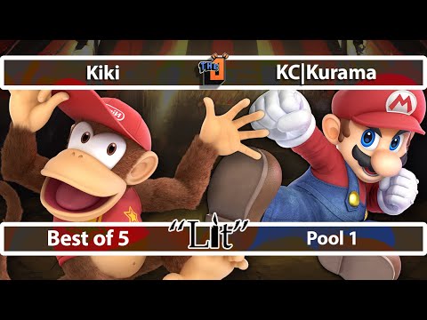 Smash LITvitational - Kiki (Diddy Kong) v. KC | Kurama (Mario, Corrin) - CFL SSBU