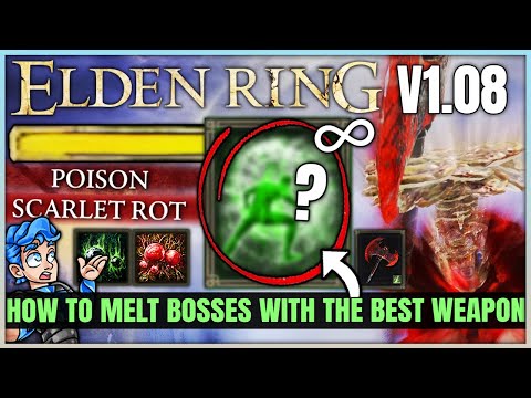 The New 1.08 Secret Combo is Actually OP - Best Weapon Status Build = HUGE Damage - Elden Ring!