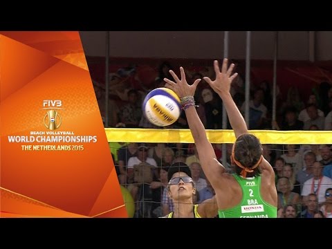 Agatha/Barbara vs Taiana/Fernanda...what a start to the gold medal match!