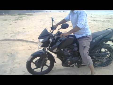 bike riding in beach.avi