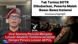 Download lagu A young man claiming to be a graduate of the Tamtama Academy went viral, arguing with an officer ... mp3