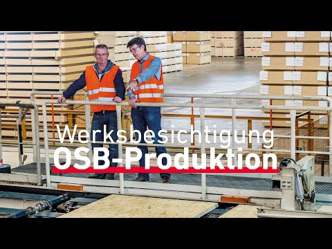 Werksbesichtigung OSB-Produktion