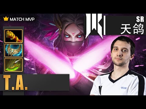 Templar Assassin Safelane | SR.Arteezy | RTZ GOD PERFECT RARE CARRY TA | 7.34c Gameplay Highlights