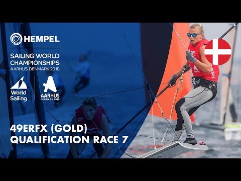 Full 49er FX Gold Fleet Qualification Race 7 | Aarhus 2018