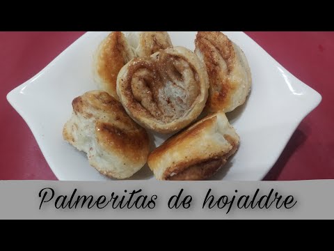 Palmeritas de hojaldre