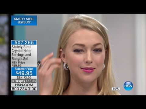 HSN | Stately Steel Jewelry 06.08.2017 - 02 AM