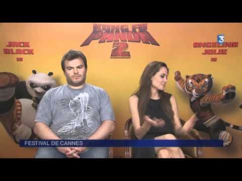 FESTIVAL DE CANNES 2011, les interviews - Angelina Jolie et Jack Black