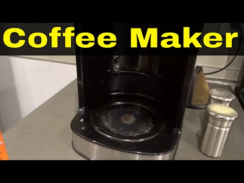 YouTube video about: How to clean coffee maker hot plate?