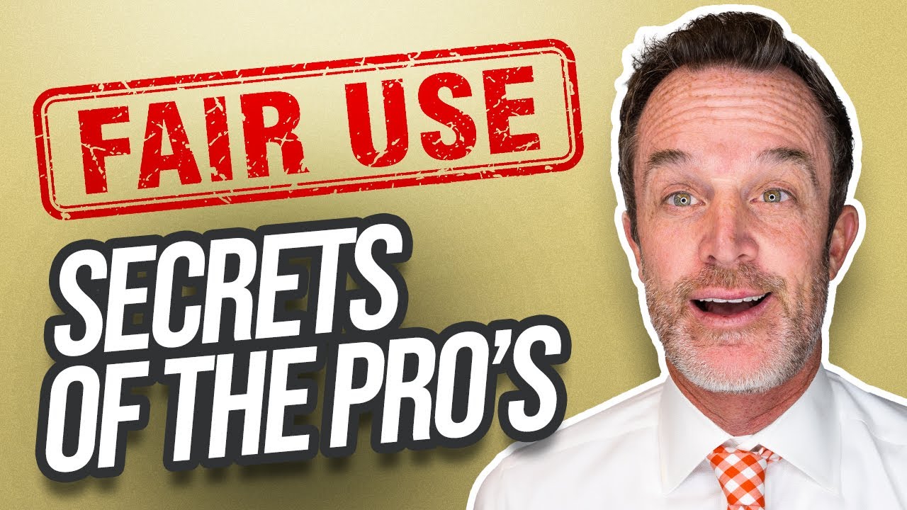 BEST-Kept SECRETS to FAIR USE on YouTube | Media Lawyer Explains