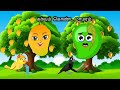 STORY OF TWO MANGO TREES MORAL STORY IN TAMIL VILLAGE BIRDS CARTOON