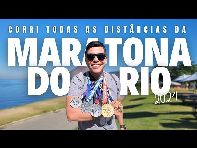 CORRI TODAS AS PROVAS DA MARATONA DO RIO 2024 - BORA CORRER, GALERA