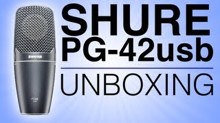 Video thumbnail for New Mic! - Shure PG42usb Unboxing + Test by TheWaffleGalaxy