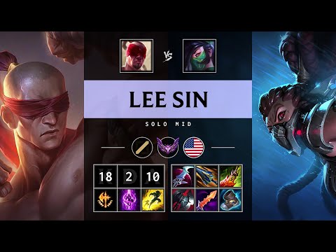 Lee Sin Mid vs Akali: Legendary - NA Master Patch 14.24