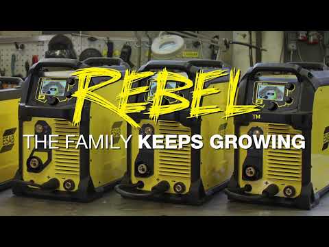 Suvirinimo pusautomatis ESAB Rebel EMP 215ic video