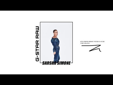 Sarsha Simone takes you behind the scenes of photoshoot with G-Star Raw for Grazia