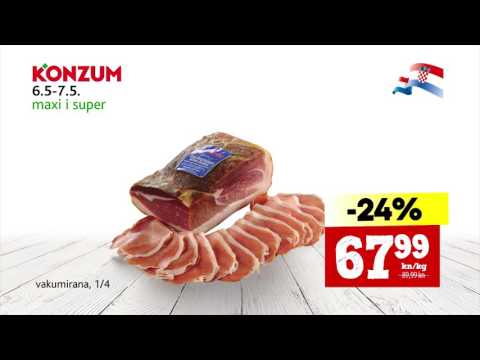 Konzum vikend akcija (od 6.5. do 7.5.)
