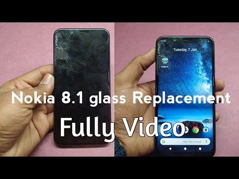 Nokia 8.1 glass replacement