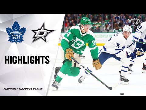 NHL Highlights | Maple Leafs @ Stars 1/29/20