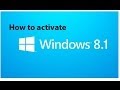 How to activate windows 8.1 All-In-One RTM Version | Offline Activator