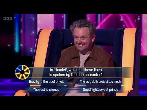 Michael Sheen on The Wheel gets a question about Hamlet :) ❤