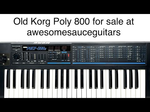 Korg Poly-800 MKII 1980s - Black image 10