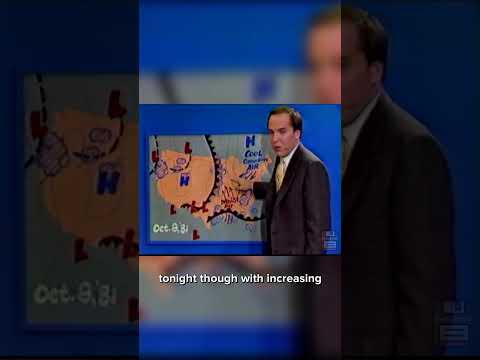 When the weather report was drawn on a whiteboard (1979)