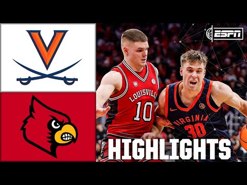 Virginia Cavaliers vs. Louisville Cardinals | Full Game Highlights | ESPN College Basketball