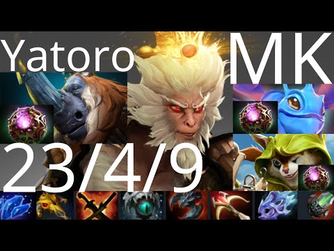 Yatoro Monkey King vs Invoker, Wraith King, Earthshaker - TSpirit vs SMASH g1 Champions dota2