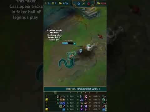 faker Cassiopeia flash ult tricks #esports #lol #faker #lck #lpl #Lcs #lec