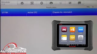 U119A Mitsubishi Used SRS Airbag Module Programming Outlander with Autel Maxisys Elite