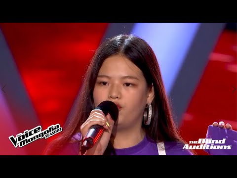 Khaliun.B - "Super Bass" | Blind Audition | The Voice of Mongolia S2