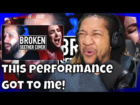 Reaction to Broken - Seether & Amy Lee (Cover by Jonathan Young & Halocene )