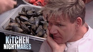 Gordon Can't Believe They Were Serving DEAD Mussels! | FULL EPISODES | Kitchen Nightmares US MQDEFAULT Thumbnail